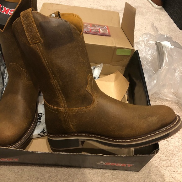 BNIB Rocky boots as 12 - Picture 3 of 14